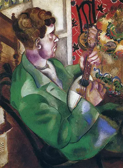 David in Profile Marc Chagall